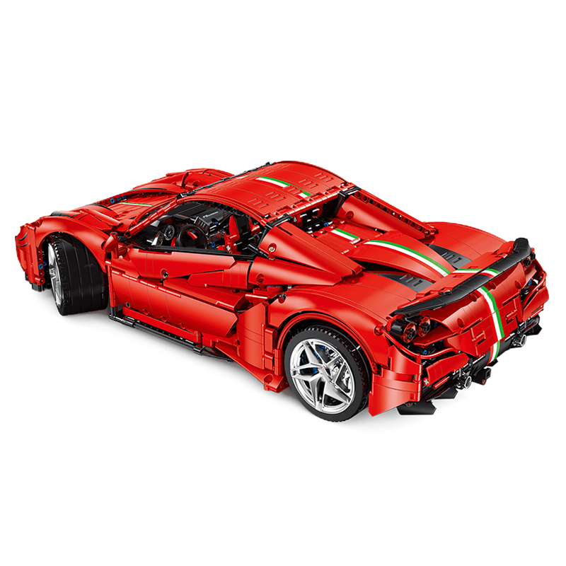 Ferrari 488 Pista Spider 3780pcs-Building Blocks set -Turbo Moc