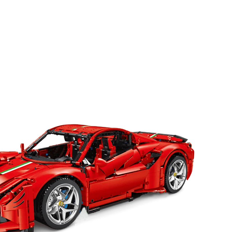 Ferrari 488 Pista Spider 3780pcs-Building Blocks set -Turbo Moc