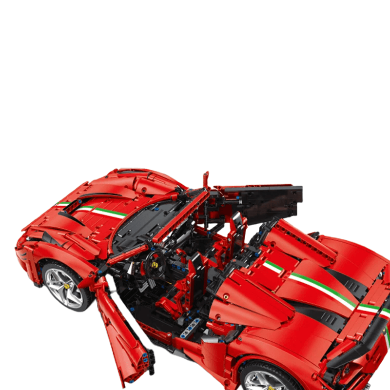 Ferrari 488 Pista Spider 3780pcs-Building Blocks set -Turbo Moc