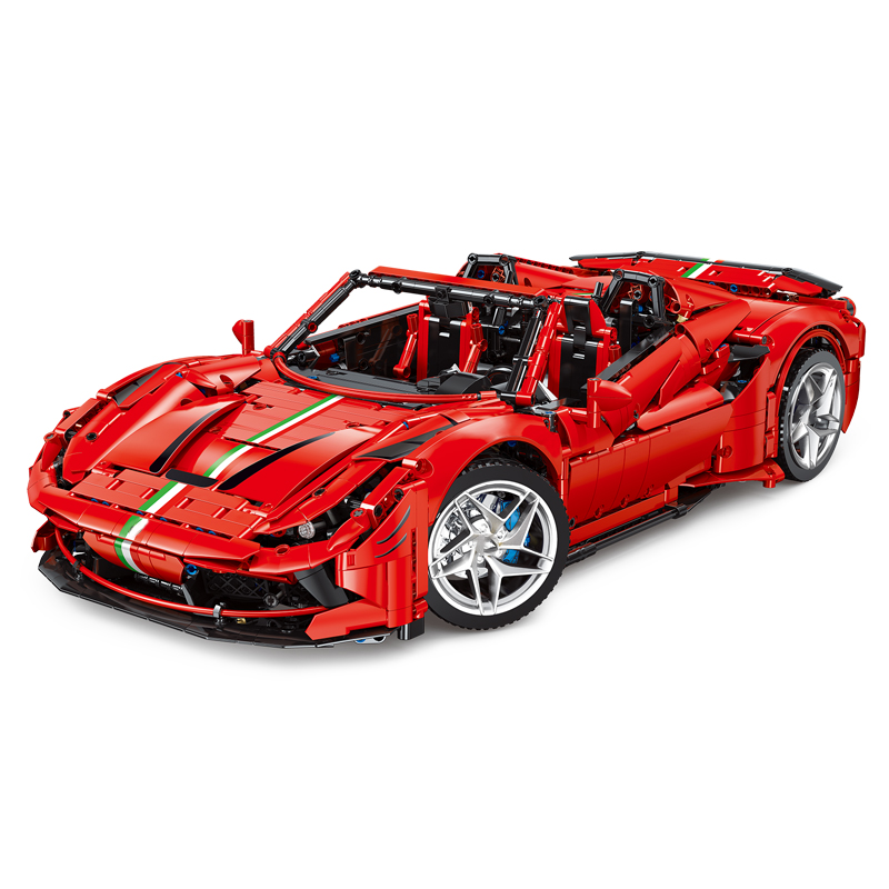 Ferrari 488 Pista Spider 3780pcs-Building Blocks set -Turbo Moc