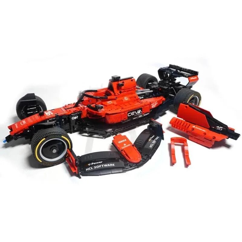 Ferrari F1 SF-23 1:8 | 2950pcs-Building Blocks set -Turbo Moc