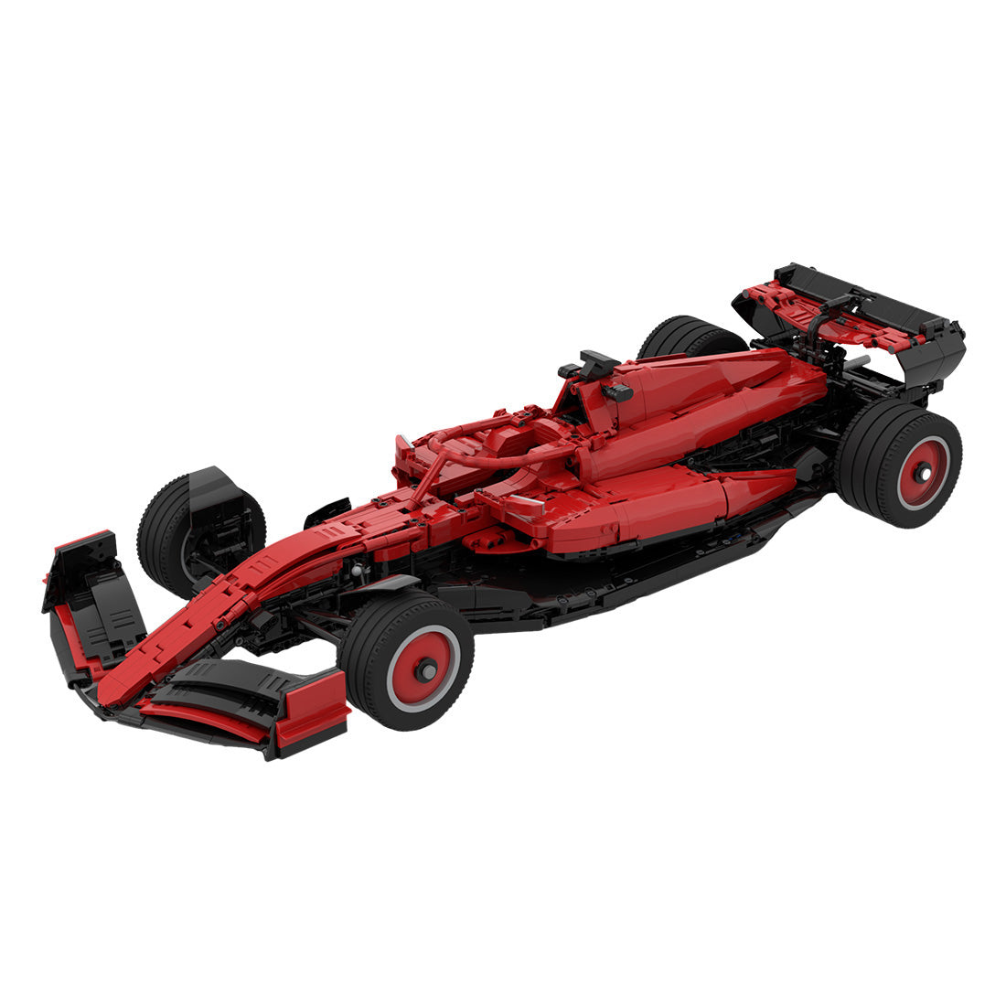 Ferrari F1 SF-24 Miami GP Livery 1:8 3365pcs-Building Blocks set -Turbo Moc