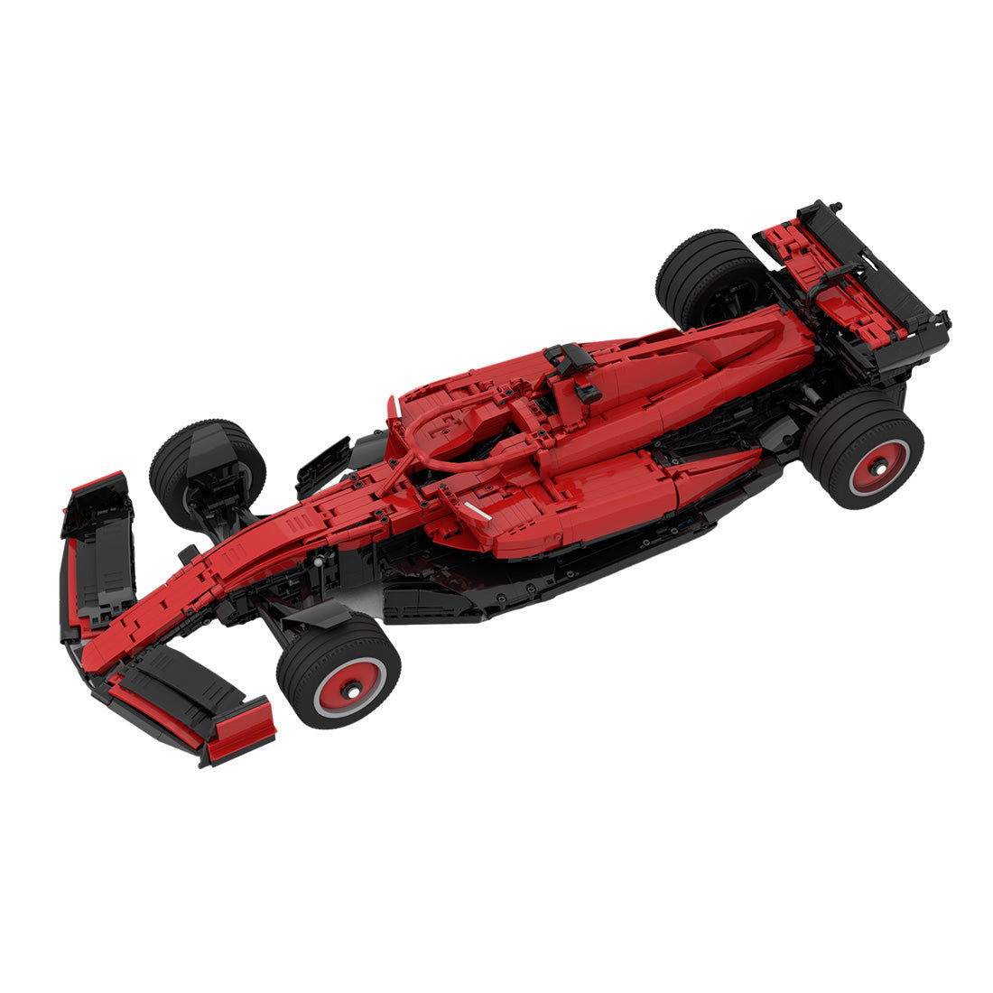 Ferrari F1 SF-24 Miami GP Livery 1:8 3365pcs-Building Blocks set -Turbo Moc