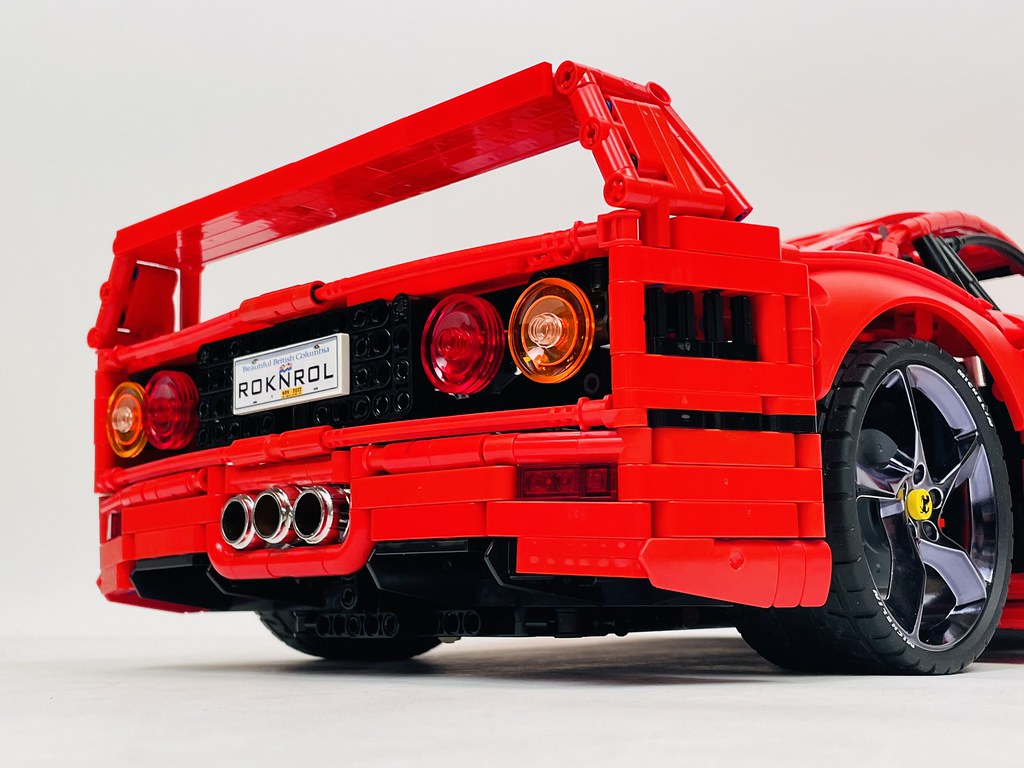 Ferrari F40 1:8 | 3766pcs-Building Blocks set -Turbo Moc