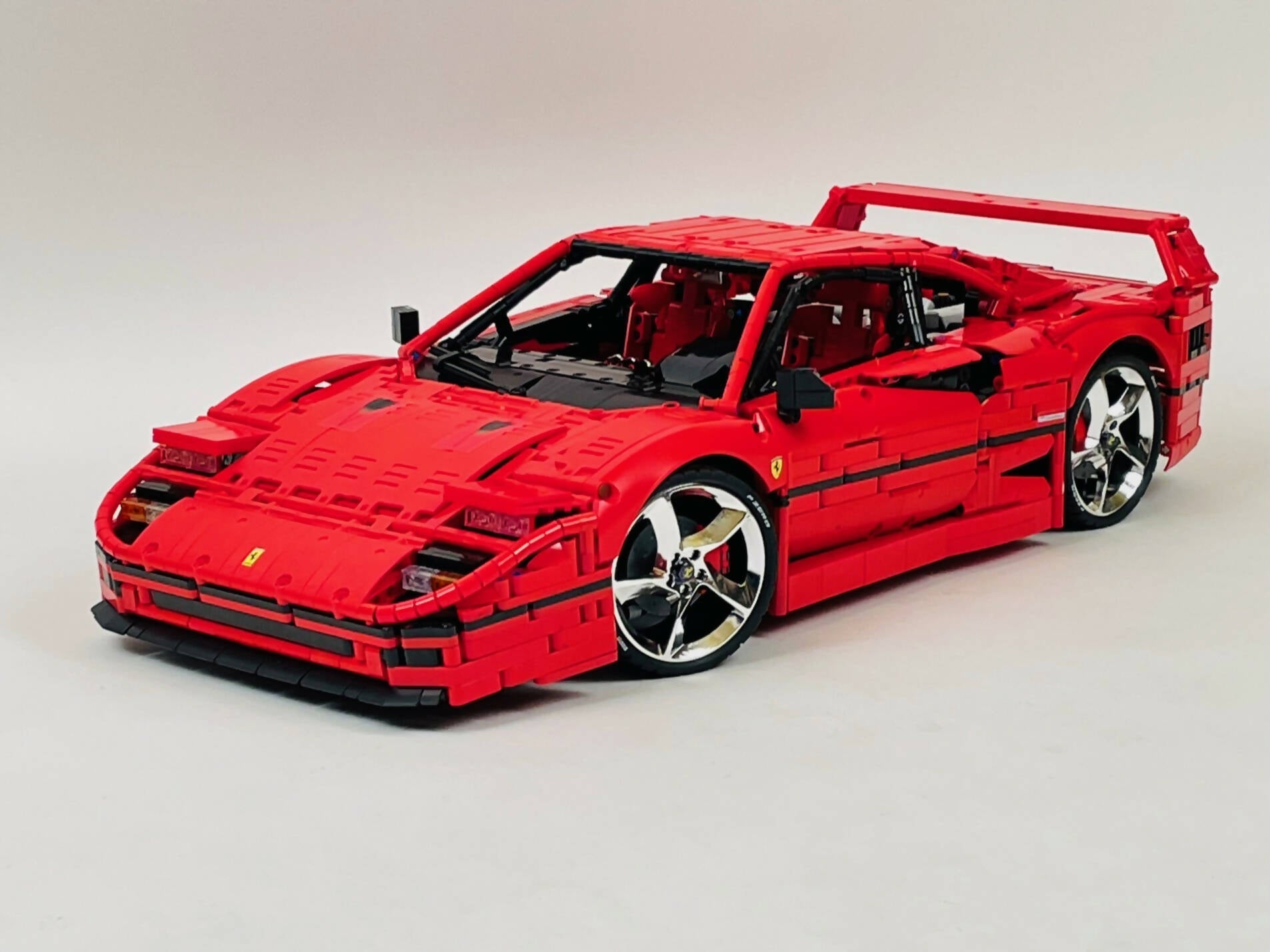 Ferrari F40 1:8 | 3766pcs-Building Blocks set -Turbo Moc