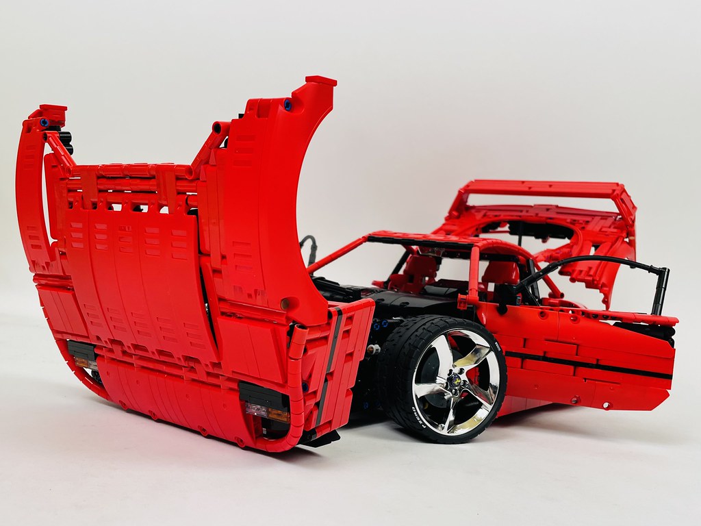 Ferrari F40 1:8 | 3766pcs-Building Blocks set -Turbo Moc