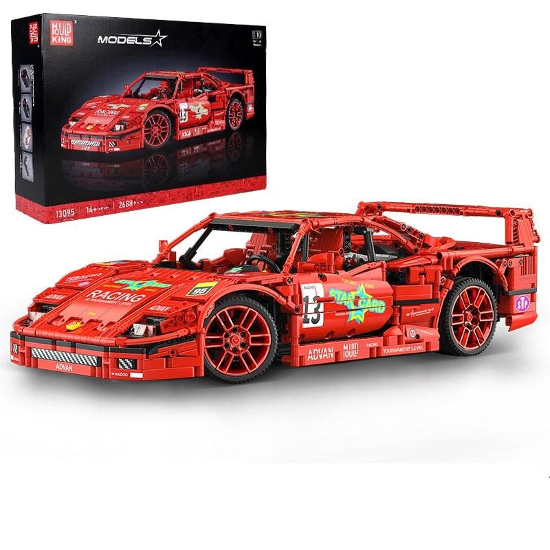 Ferrari F40 Super Sport 2688pcs-Building Blocks set -Turbo Moc