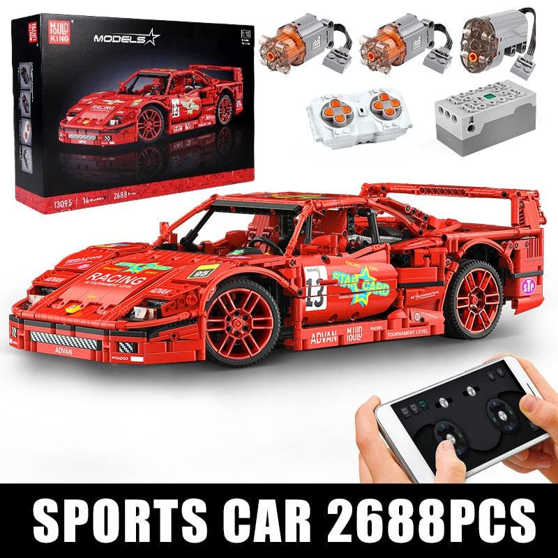 Ferrari F40 Super Sport 2688pcs-Building Blocks set -Turbo Moc