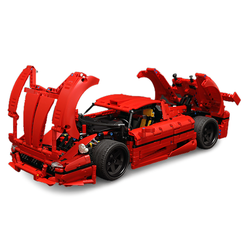 Ferrari F50 1937pcs-Building Blocks set -Turbo Moc