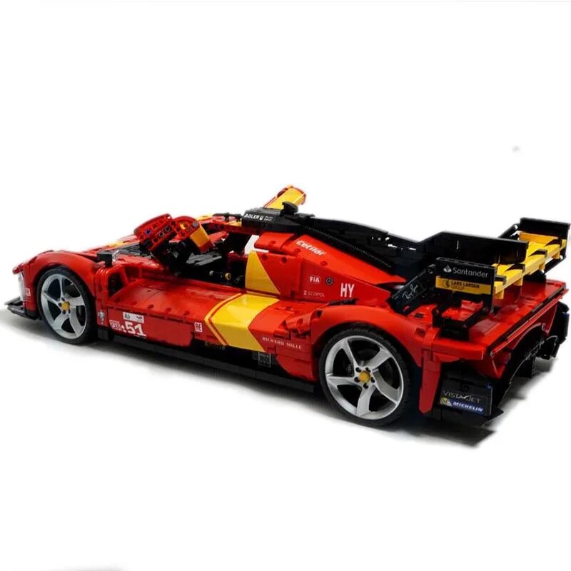 Ferrari Hypercar 499P 1:8 | 3875pcs-Building Blocks set -Turbo Moc