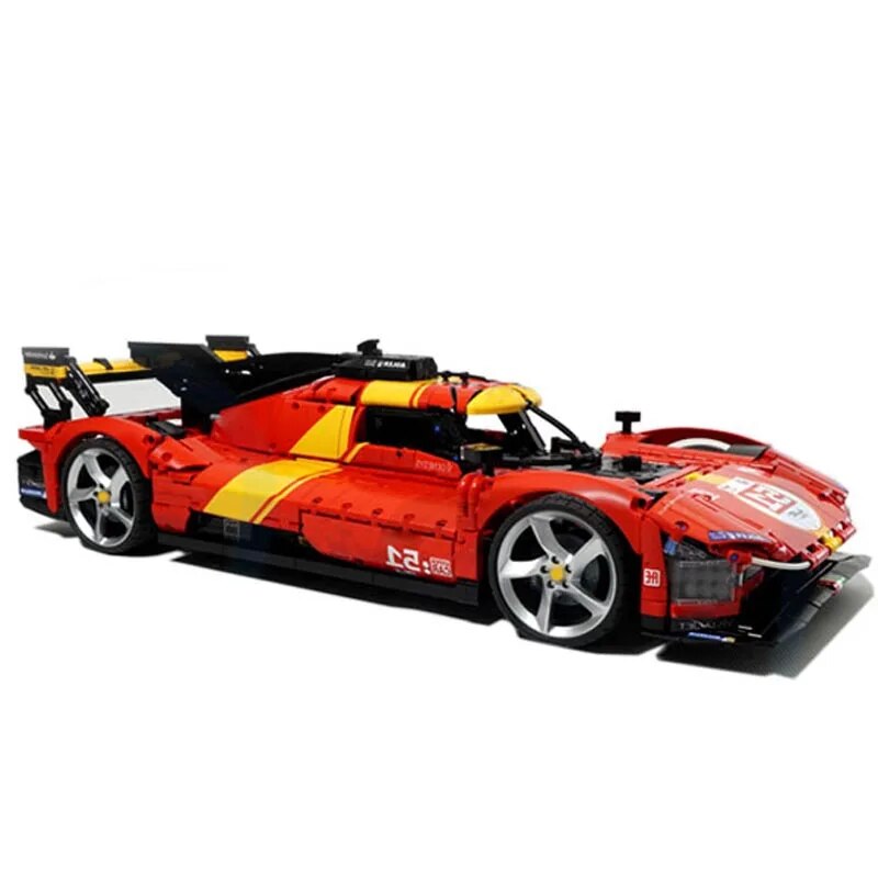 Ferrari Hypercar 499P 1:8 | 3875pcs-Building Blocks set -Turbo Moc