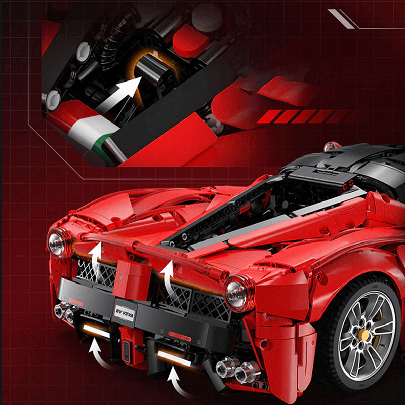 Ferrari Laferrari 4738pcs-Building Blocks set -Turbo Moc