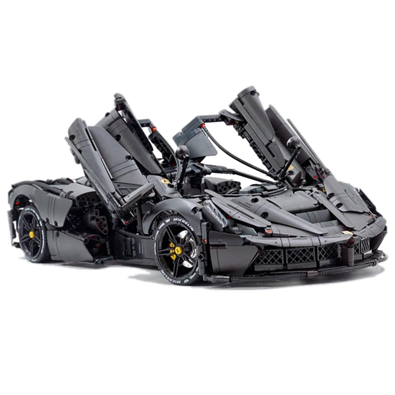 Ferrari Laferrari Black Edition 4738pcs-Building Blocks set -Turbo Moc