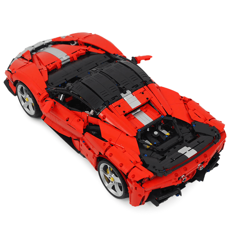 Ferrari SF90 Stradale 2021 4099pcs-Building Blocks set -Turbo Moc