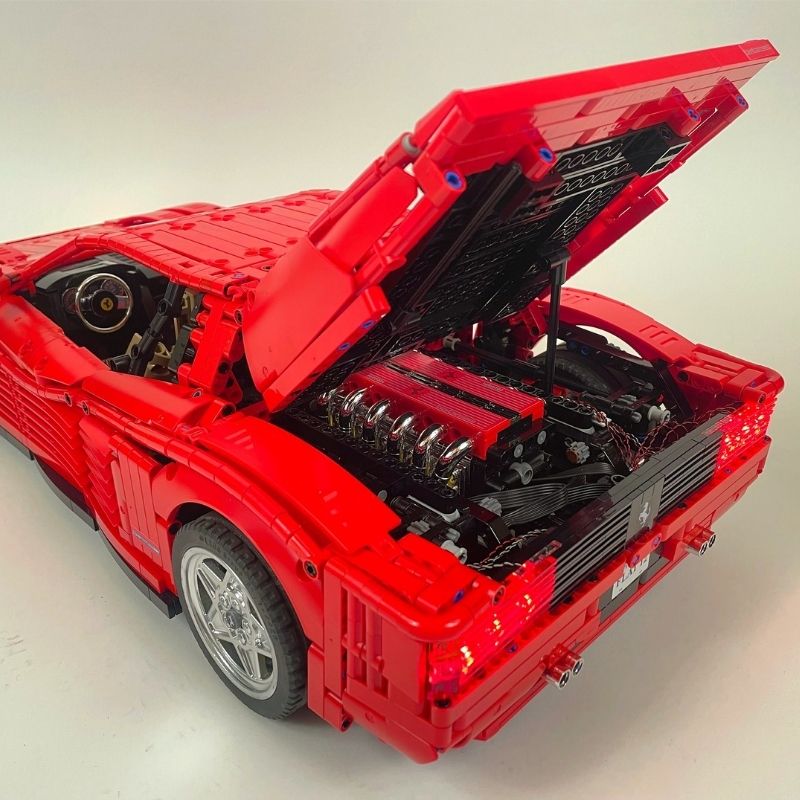 Ferrari Testarossa | 3738pcs-Building Blocks set -Turbo Moc