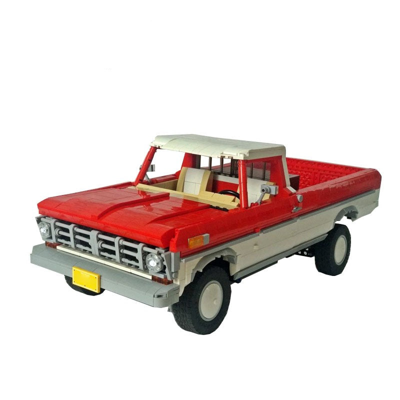 Ford F100 1972 | 2096pcs-Building Blocks set -Turbo Moc