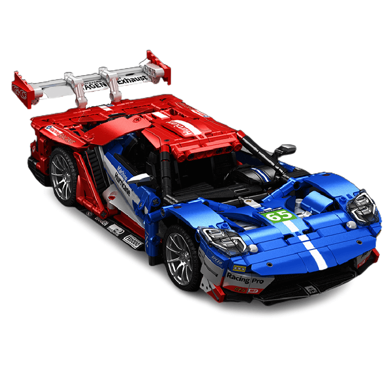 Ford GT40 Competition 1256PCS-Building Blocks set -Turbo Moc