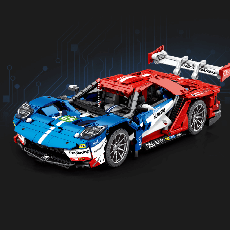 Ford GT40 Competition 1256PCS-Building Blocks set -Turbo Moc