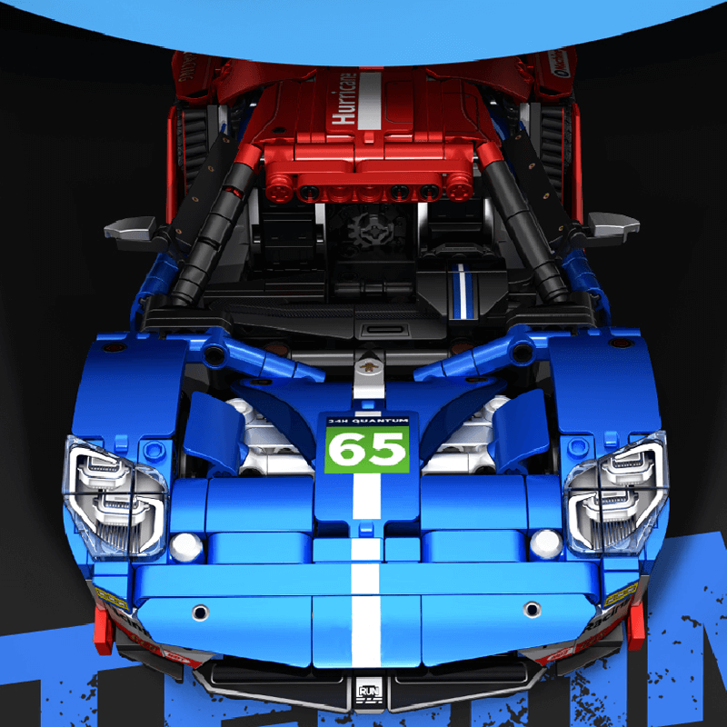 Ford GT40 Competition 1256PCS-Building Blocks set -Turbo Moc