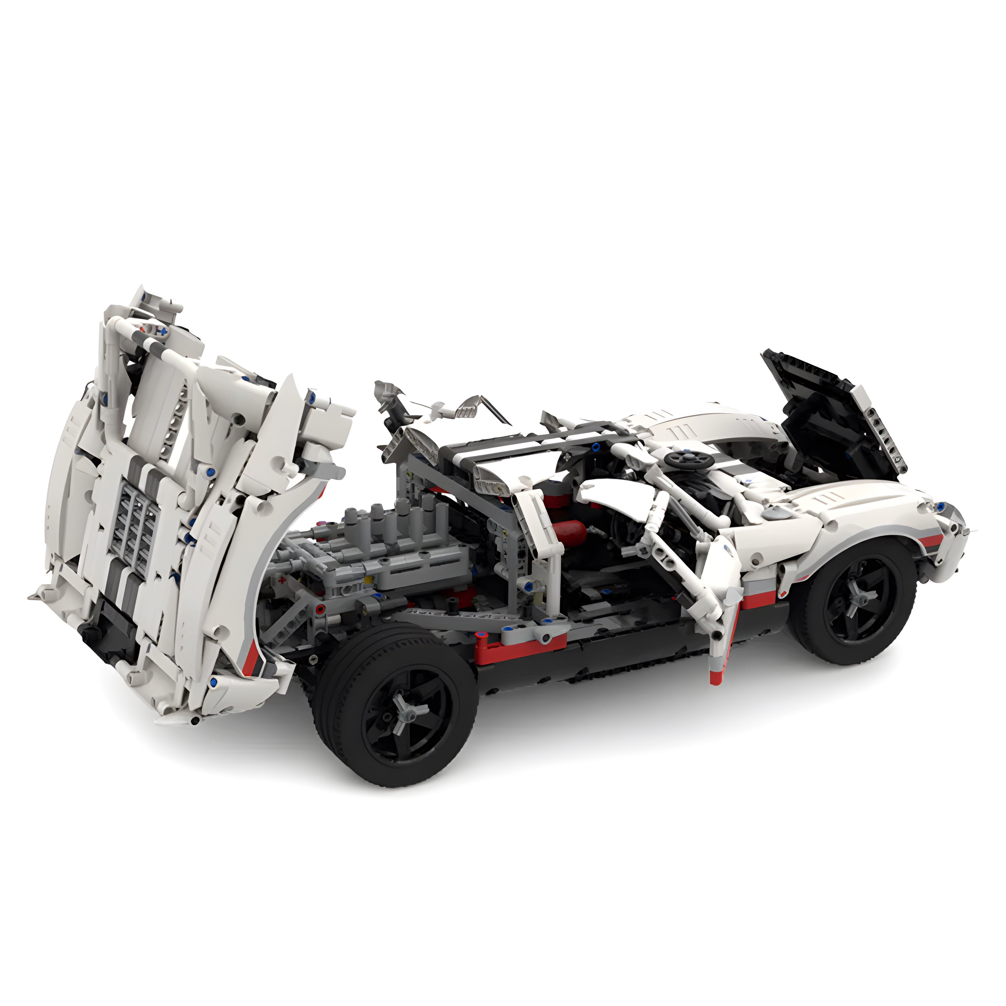 Ford GT40 Le Mans 1967 | 2258pcs-Building Blocks set -Turbo Moc