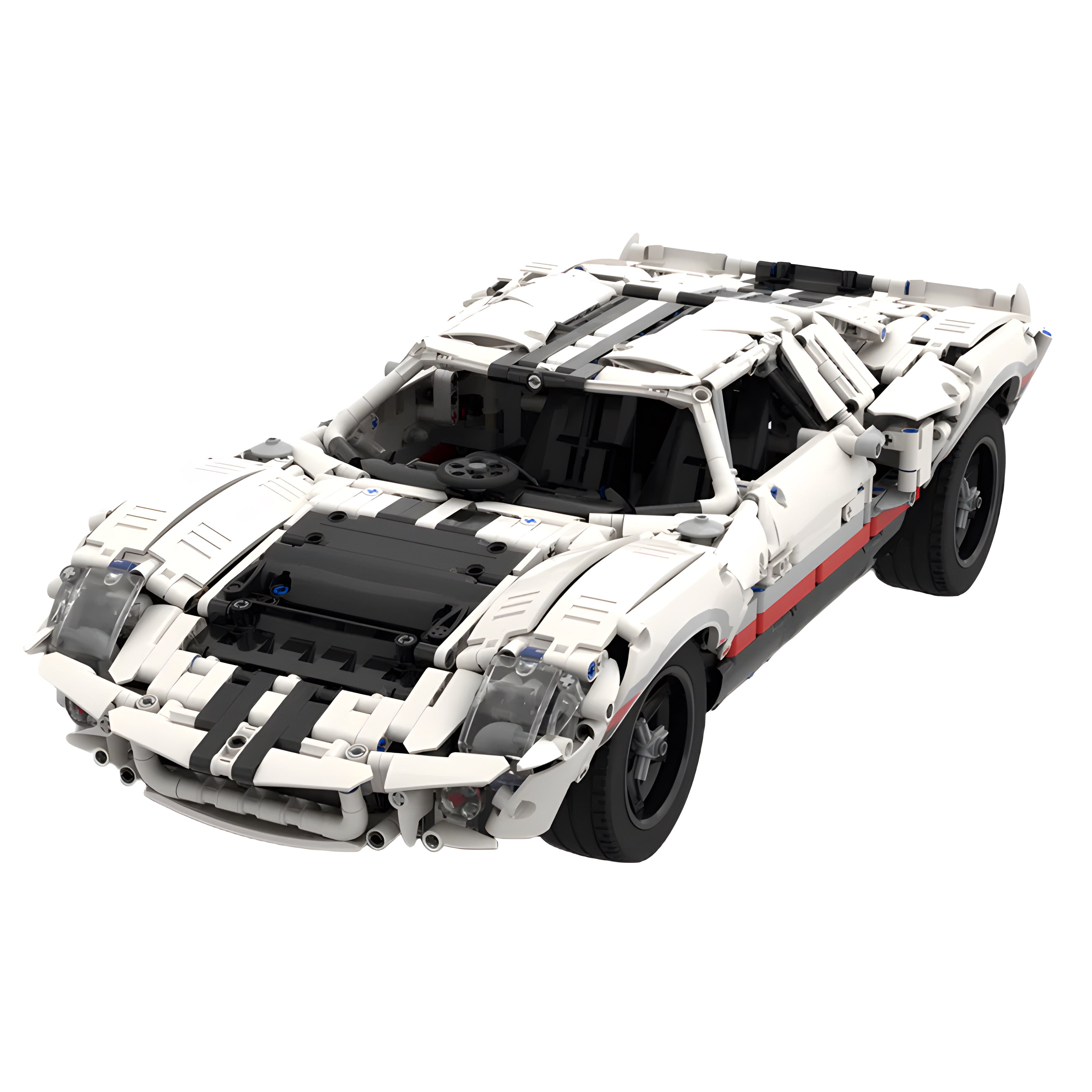 Ford GT40 Le Mans 1967 | 2258pcs-Building Blocks set -Turbo Moc