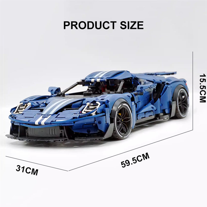 Ford GT40 V2 3055pcs-Building Blocks set -Turbo Moc