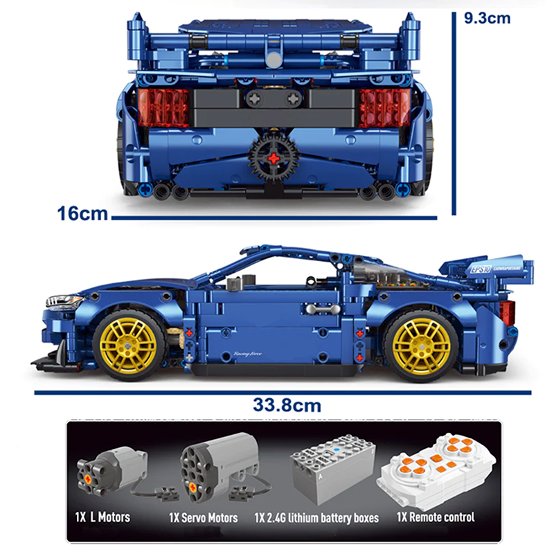 Ford Mustang 2022 1359pcs-Building Blocks set -Turbo Moc