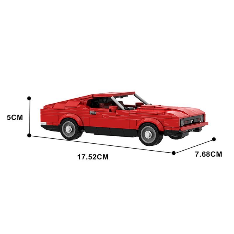 Ford Mustang Mach1 1971 359pcs-Building Blocks set -Turbo Moc