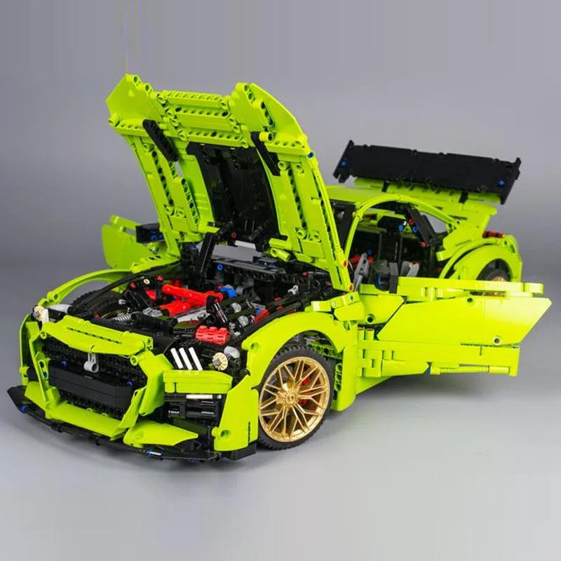 Ford Mustang Shelby GT500 750bhp | 3668pcs-Building Blocks set -Turbo Moc