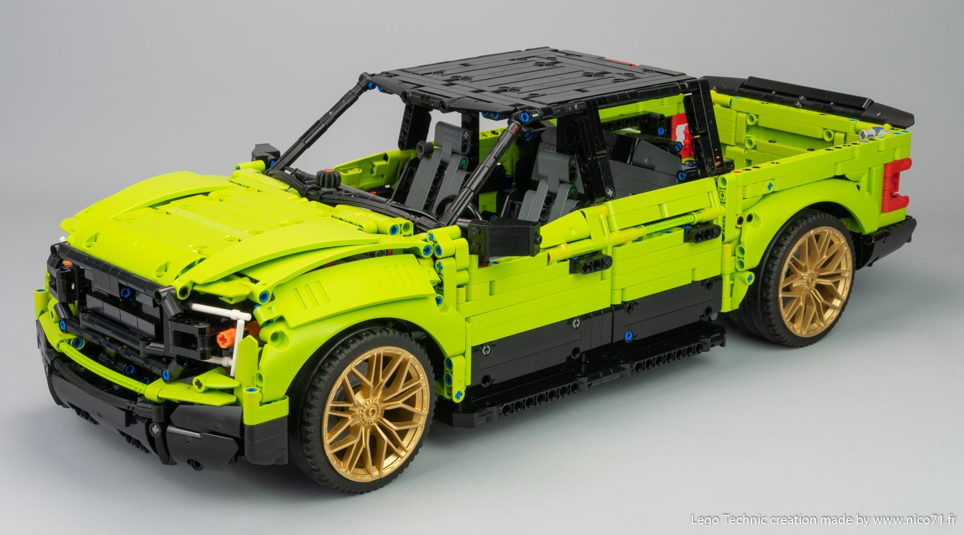 Ford Raptor F-150 R 1:8 | 2742pcs-Building Blocks set -Turbo Moc