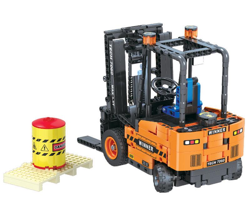 Forklift Model 660pcs-Building Blocks set -Turbo Moc