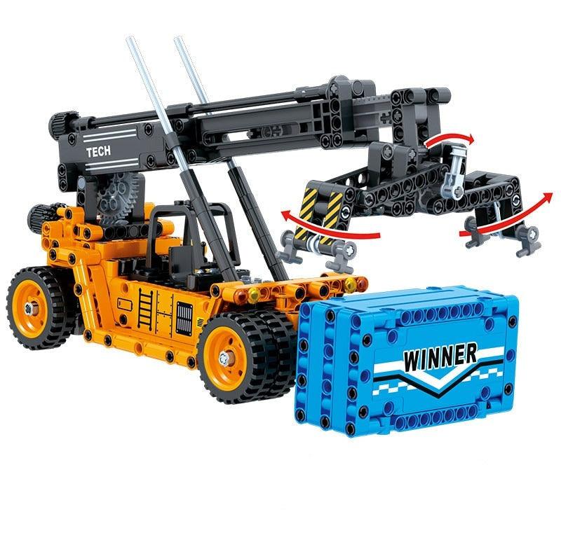 Front Crane Model 460pcs-Building Blocks set -Turbo Moc