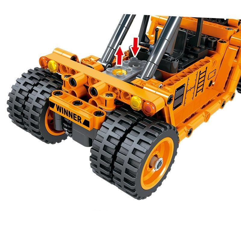 Front Crane Model 460pcs-Building Blocks set -Turbo Moc