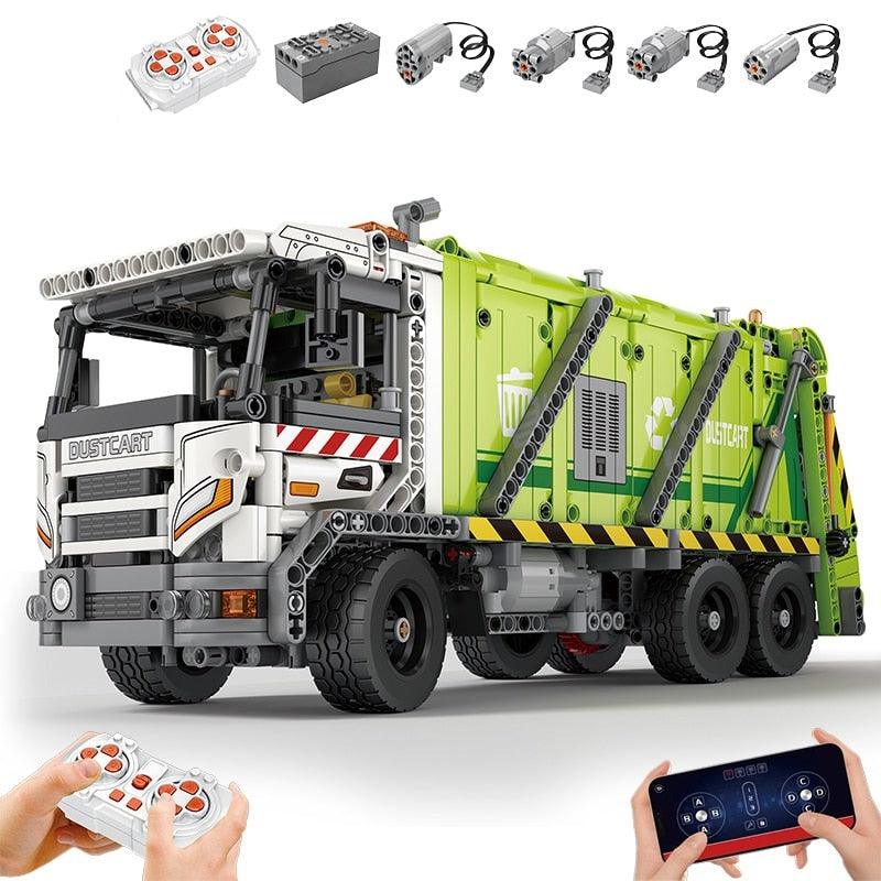 Garbage Truck 1468pcs-Building Blocks set -Turbo Moc