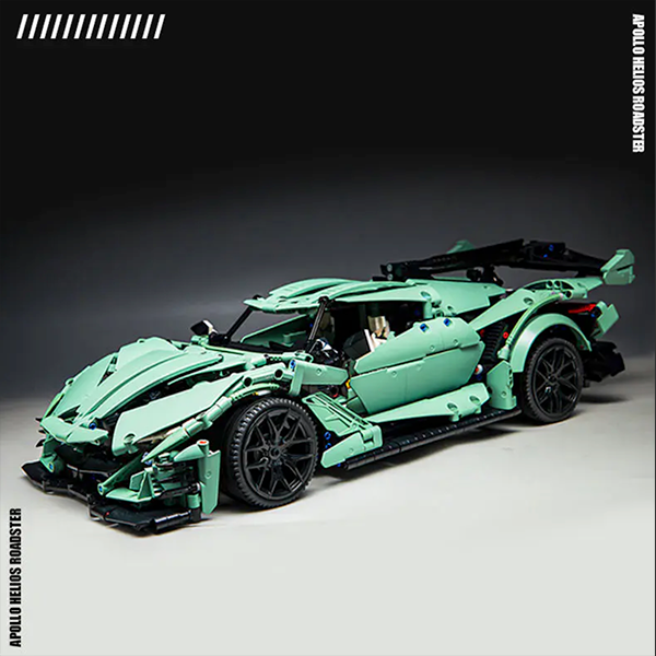 Gumpert Apollo IE Green 2815pcs-Building Blocks set -Turbo Moc