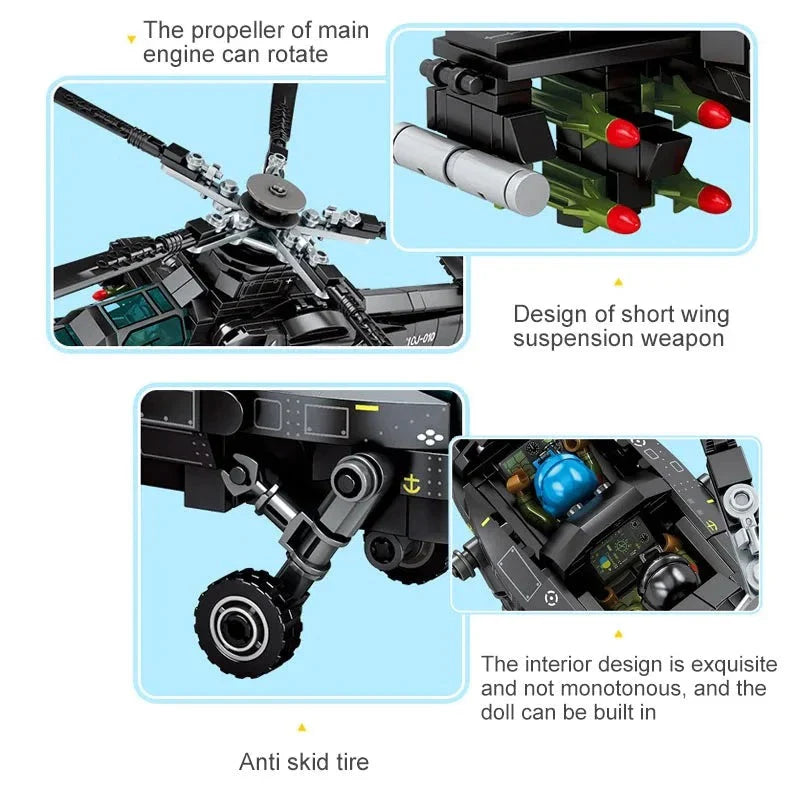 Image of product helicopter-z-10-704pcs