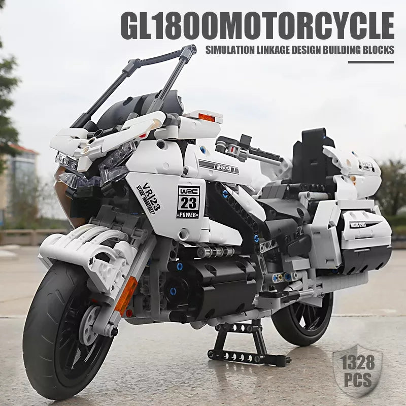 Honda Gold Wing GL1800 s set, compatible with Lego