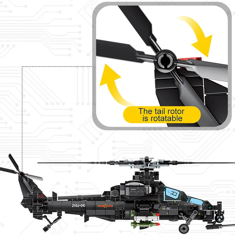 Image of product helicopter-z-10-704pcs