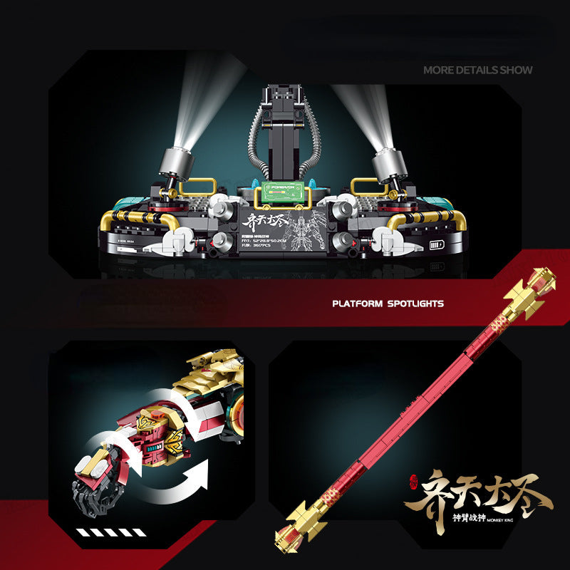 Monkey King Sun Wukong Limited Edition Mecha 3617pcs - Lego Compatible building blocks - Turbo Moc