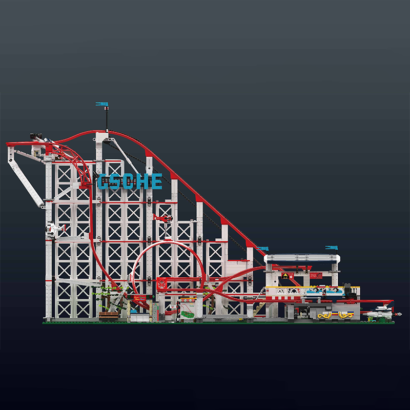 Motorized Looping Roller Coaster 3646pcs