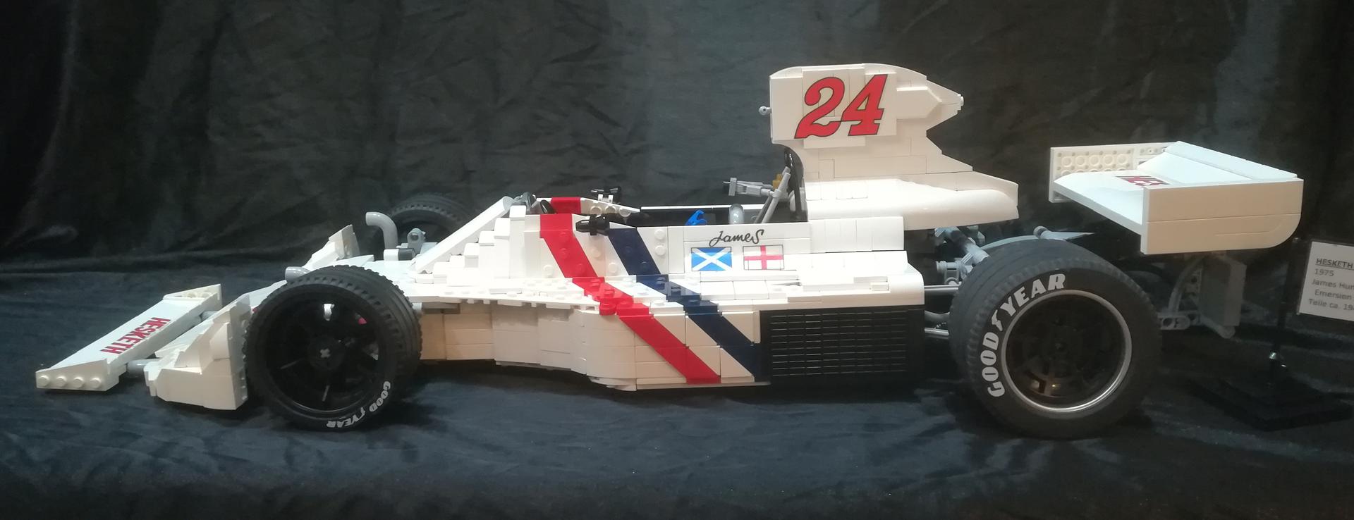 Hesketh 308B James Hunt 1975 | 1940pcs-Building Blocks set -Turbo Moc