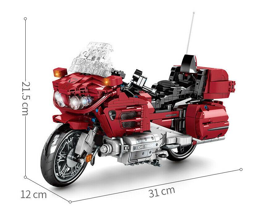 Honda Gold Wing 1205pcs-Building Blocks set -Turbo Moc