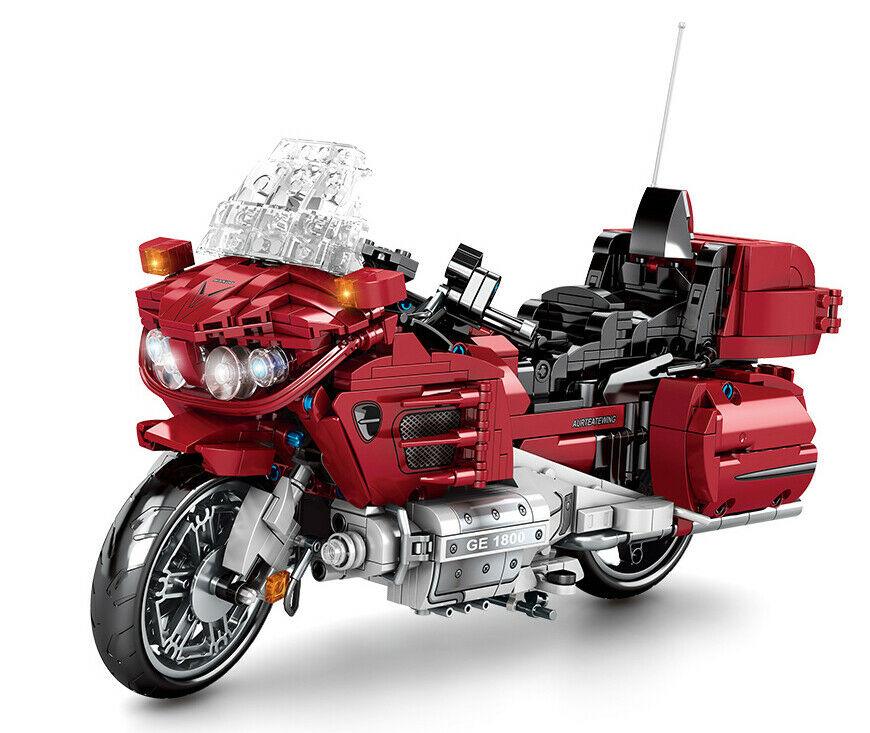 Honda Gold Wing 1205pcs-Building Blocks set -Turbo Moc