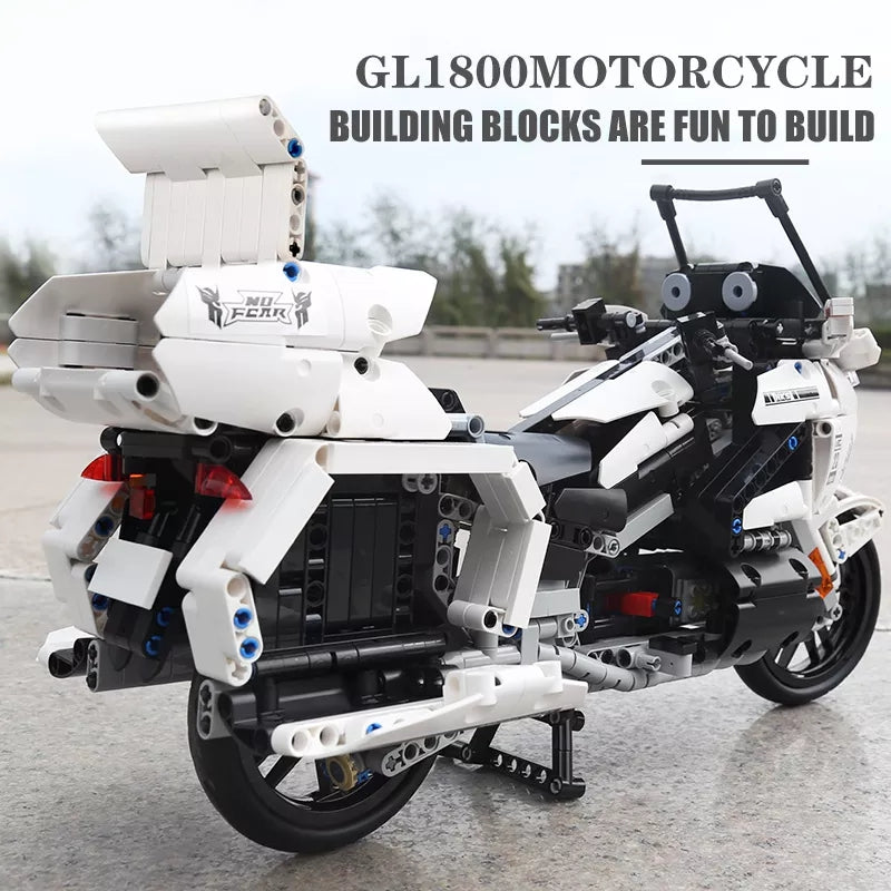 Honda Gold Wing GL1800 1328pcs-Building Blocks set -Turbo Moc