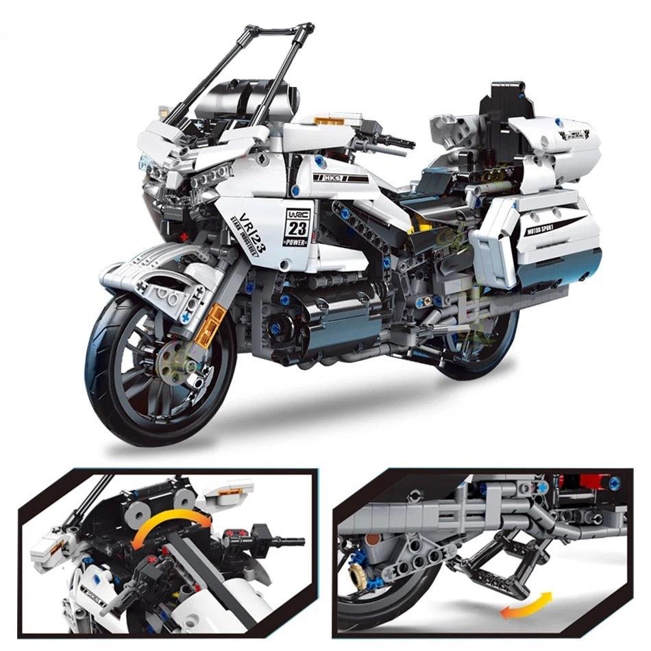 Honda Gold Wing GL1800 1328pcs-Building Blocks set -Turbo Moc