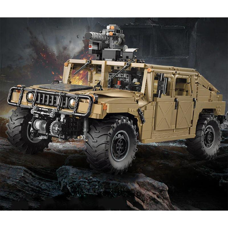 Hummer H1 Military 3935pcs-Building Blocks set -Turbo Moc