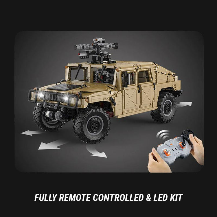 Hummer H1 Military 3935pcs-Building Blocks set -Turbo Moc