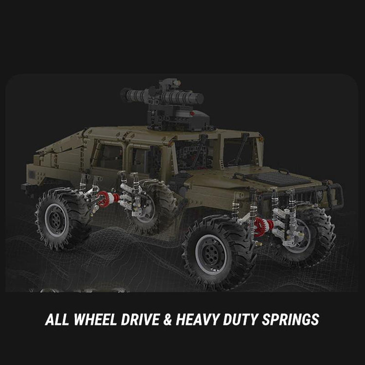 Hummer H1 Military 3935pcs-Building Blocks set -Turbo Moc