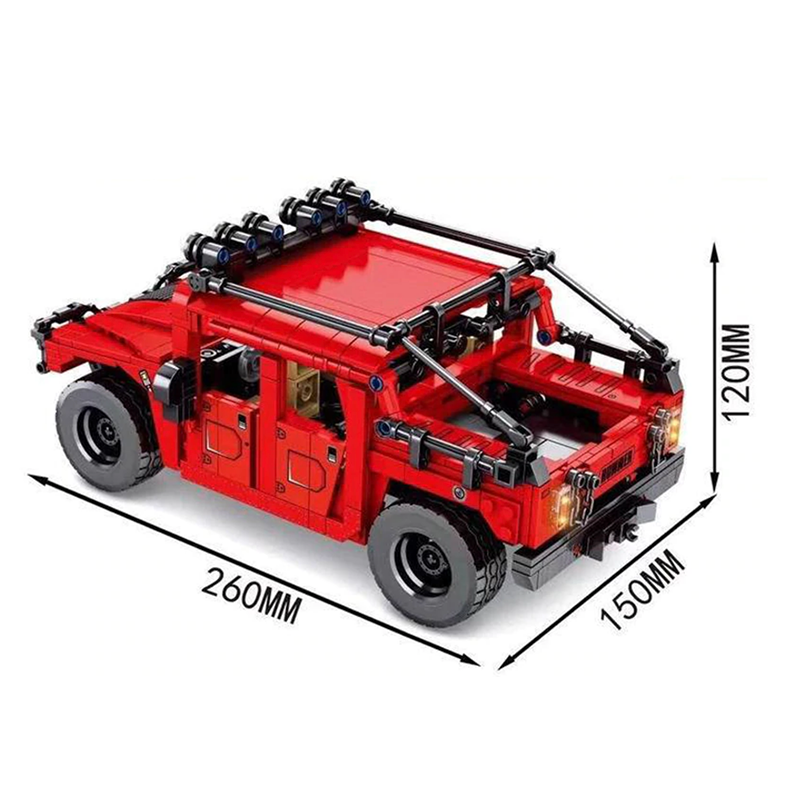 Hummer H2 Off Road 953pcs-Building Blocks set -Turbo Moc