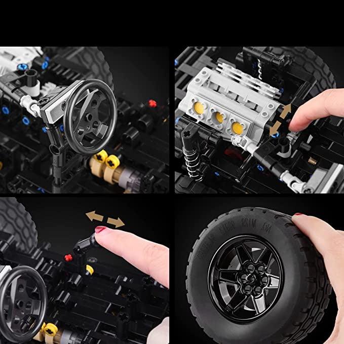 Jeep Wrangler 2096pcs-Building Blocks set -Turbo Moc